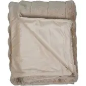 Mars & More Wave plaid beige 130x180cm