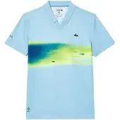 Lacoste polo shirt heren Sport Danill Medvedev Blauw