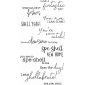 SIZZIX • Clear Stamp Set Seas the Day 11pcs