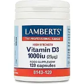 Lamberts Vitamine D3 1000ie Capsules
