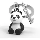 Metalmorphose Metalmophose sleutelhanger panda en bamboe