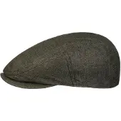 Stetson Woodfield Linen Flat Cap by