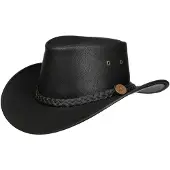 Scippis Couta Faux Leather Western Hoed by Scippis