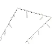 QAZQA Modern railsysteem met 10 spots wit 1-fase - Slimline Uzzy