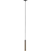 QAZQA Moderne hanglamp donker brons voor railsysteem 1-fase - Slimline Keno