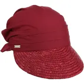 Seeberger Ansali Straw Visor Cap by