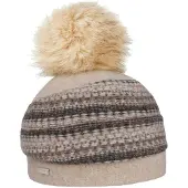 Seeberger Faux Fur Pom Walkloden Muts by