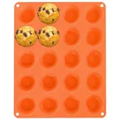 Orion Silline - Siliconen Bakvorm - Mini Muffins - Bruin