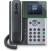 HP Poly Edge E350 IP-telefoon met Power over Ethernet (PoE)