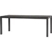Intratuin Eettafel Gloria Zwart 180 X 90 X 74,5 Cm