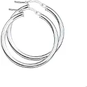 TFT Creolen Ronde Buis Zilver Glanzend 3 mm x 32 mm