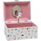 Eurekakids Unicorn Musical Jewelry Box Roze