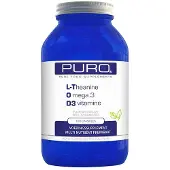 Puro L-Theanine Omega 3 Capsules Innerlijke Onrust 180Capsules