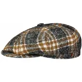 Alfonso D´Este Kyoto Wool Check Newsboy Pet by Alfonso DEste