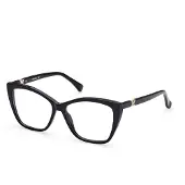 Max mara MM5036 54/14/140 Glanzend zwarte Voorzijde acetaat DAMES MM5036