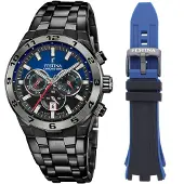 Festina Analoog horloge donkerblauw / rood / zwart