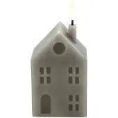 Countryfield Lyon LED Kaars Huis S Grijs 5x6x14cm grijs Countryfield Led kaars
