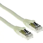 ACT FB6007 SFTP CAT6A Patchkabel Snagless Ivoor - 7 meter