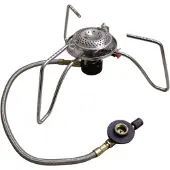 Mil-Tec Camping butaan brander gasstel gaskoper XL met slang