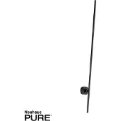 Paul Neuhaus LED-wandlamp Grafo, zwart, Woon-/ Eetkamer, metaal, Modern, LED wandlamp