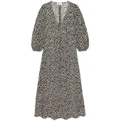 Catwalk junkie Dames Kleedjes Dr Dawn Flowers Maxi - Zwart - Maat S