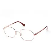 MAX&Co. MO5163 54/19/140 Glanzend roze goud Bril voor vrouwen MO5163