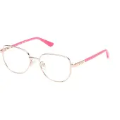 GUESS GU50140 Shiny rose gold 47/15/130 Meisje Brilmonturen