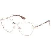 GUESS GU50169 Shiny rose gold 57/14/145 WOMAN Brilmonturen