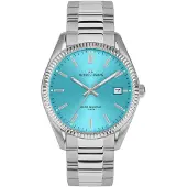 Jacques Lemans Kwartshorloge Derby Horloge, herenhorloge, dameshorloge, roestvrijstalen band, tot 10 bar waterdicht.