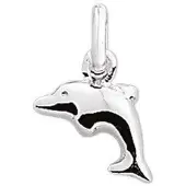 The Jewelry Collection Zilver Gerhodineerde Hanger dolfijn 1329596