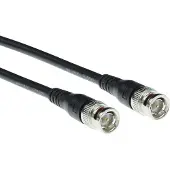 ACT Q71100 BNC RG-59 Kabel | 75 Ohm | Zwart | 1 meter