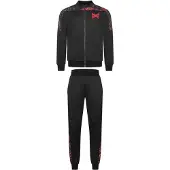 TAPOUT Joggingpak 'Roots Taptrack' rood / zwart