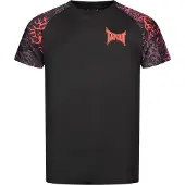 TAPOUT Functioneel shirt 'Taproot' donkerlila / rood / zwart