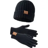 Lonsdale Deazley Beanie Zwart L-XL