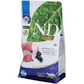 Farmina N&D Prime droogvoer voor katten (lam en bosbes) voor volwassen katten, 4 x 300 g