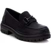 Refresh Dames Mocassins 171422 zwart (40), Plat, 3 tot 5 cm, Geen, Casual, Imitatieleer, Klassiek 17142201-NEGRO