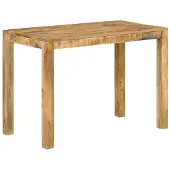 vidaXL Eettafel 110x55x76 cm massief mangohout
