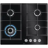 AEG 6000 Gas on Glass - gaskookplaat, 60 cm HKB64420NB