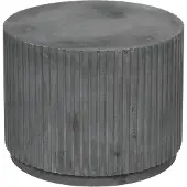 Broste Copenhagen Rillo podium Ø56XH42CM - grijs