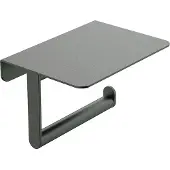 Boss & Wessing Toiletrolhouder BWS Mark Met Planchet Gunmetal