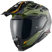 NEXX X.WED 3 Furka Carbon Groen Geel Adventure Integraalhelm Maat M