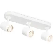 Home Sweet Home LED opbouwspot Manu 3L 39 cm - wit