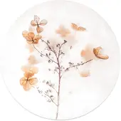 Label2X Muurcirkel soft flower