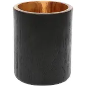 Bazar Bizar Vaas Bondi | hout naturel 12x12x15 cm vazen | NADUVI
