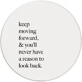 Label2X Muurcirkel keep moving