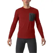 Castelli Unlimited Merino Trui Lange Mouw Rood