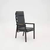 Vita Levy stapelstoel teak arm