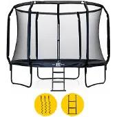 BLITS Urban trampoline - Ø 244 cm - Zwart