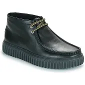 Clarks Veterschoen 'Torhill Hi' zwart