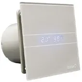 CATA Badkamer Ventilator E-100 GBTH Timer En Vochtsensor 100 mm 4W/8W Zilver